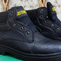 کفش،نیم بوت مردانه چرم کاتر پیلارCAT