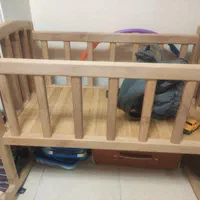 گهواره تمام چوبی