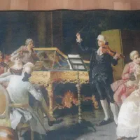 تابلو فرش مجلس موسیقی