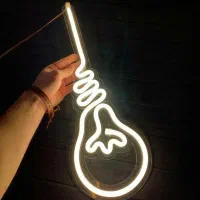 تابلو نئون فلکسی|ریسه و چراغ تزئینی|ساری, |دیوار