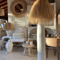 آباژور و چراغ خواب پاپیه ماشه