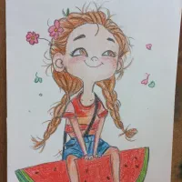 نقاشی شب یلدا