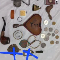 زنجیر،سنگ شجر،چاقو وغیره|کلکسیون اشیاء عتیقه|اصفهان, دستگرده|دیوار
