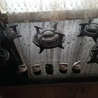 گاز پنج شعله صفحه شیشه ای تو کار