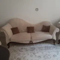 مبل نه نفره بامیزوعسلی قیمت خوب نه ملیون|مبلمان خانگی و میز عسلی|پاوه, |دیوار