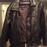 کاپشن چرم اصل به شرط نونودرحد۹۵درصد استوک ازکویت