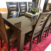 میز ناهارخوری، میز عسلی ، مبل چرمی|مبلمان خانگی و میز عسلی|گرگان, |دیوار