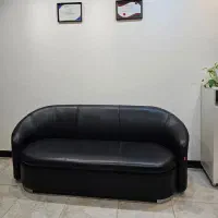 مبل چرم ۳ نفره نیلپر