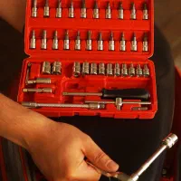 آچار بکس 46 عددی (آکبند شرکتی) جعبه ابزار حرفه ای