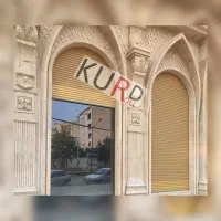 درب کرکره برقی فولادی گالوانیزه