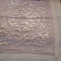 لحاف دونفره یاسی رنگ