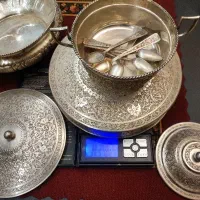 نقره شکسته و ظروف