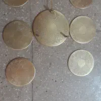 زیر لیوانی رومیزی تمام برنجی هندی