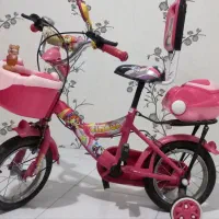 دوچرخه دخترانه سایز ۱۲ در حد نو