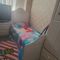 تخت خواب نوجوان کتابخانه میز تحریرکامپیوتر ارایش