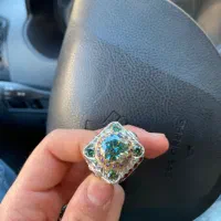 انگشتر دستبند گردبند تسبیح نقره موزانایت تایلند