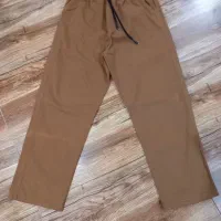 شلوار نیم بگ کتان