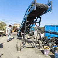 آسیاب پلاستیک با نوار نقاله آجدار طول 6 متر