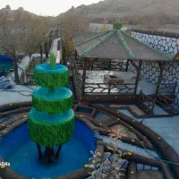 طرح سنگ . نرده . باربیکیو .ابشار