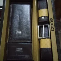 ست کیف و کمربند و جاکارتی گوچی