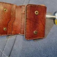 دو عدد کیف پول چرم اصل گاوی