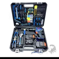 پک کامل دریل شارژی با لوازم تکمیل|ابزارآلات|ساوه, |دیوار