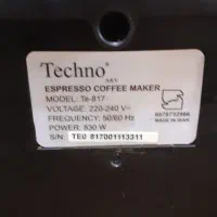 اسپرسوساز (قهوه ساز) تکنو با کارتن|سماور، چایساز، قهوهساز|قم, زنبیل آباد|دیوار