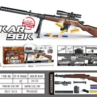 تفنگ اسنایپر 80 سانتی پوکه پران بزرگ kar98/ m24