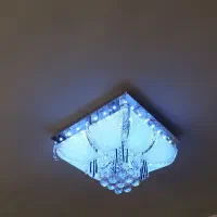 لوستر سقفی . کریستال مات و براق