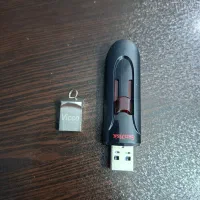 دو عدد فلش یو اس بی۶۴گیگ usb 64GbمدلSandisk وVicco