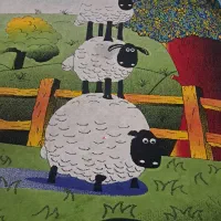 فرش اتاق بچه 6 متری و دو عدد گلیم فرش بزرگ 4 متری