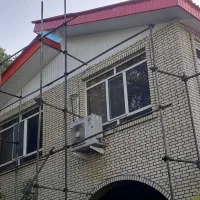 رنگ کاری شیروانی نما لنبه ونقاشی ساختمان