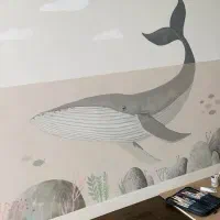 نقاشی و پتینه دیوار/طراحی اتاق کودک سنندج