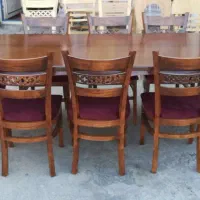 نهار خوری مدل خشتی|میز و صندلی غذاخوری|مشهد, خواجه ربیع|دیوار