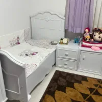 تخت  خواب کودک|تخت و صندلی بچه|ساری, |دیوار