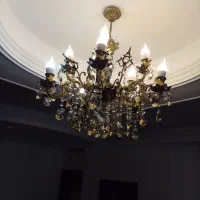 لوستربرنز۵شاخه و۱۰ شعله