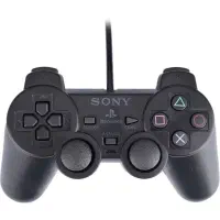 دسته پلی استیشن 2 اورجینال شوکدار( سیم ابریشمی)