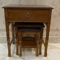 میز کشو دار با ۲عسلی ،،مخصوص تلفن و اکسسوری