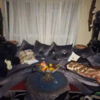 مبل نیمه گرد خاکستری