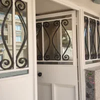 نقاشی ساختمان کناف کاغذ دیواری درب و پنجره