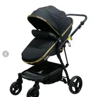 کالسکه بچه دلیجان مدل هیرو پرو طلایی