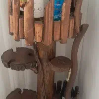 استند بار چوبی