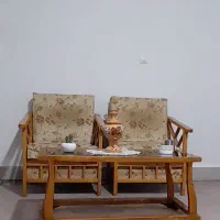 مبل نیم ست. میزو صندلی|مبلمان خانگی و میز عسلی|کرمانشاه, |دیوار