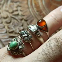 انگشتر نقره زنانه