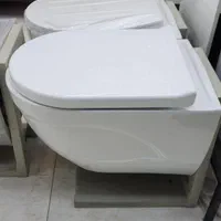 وال هنگ توالت فرنگی مدل گرد خروجی بزرگ