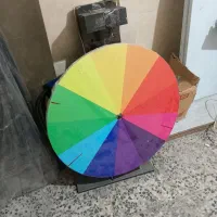 گردونه شانس دیواری چوبی فروشگاه