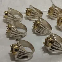 سنگ قیمتی و رکاب خالی نقره همه دست‌ساز عیار 925|جواهرات|مشهد, هفده شهریور|دیوار