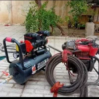 لوله باز کنی با فنر برقی وکمپرسور هوا