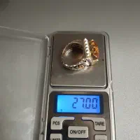 انگشتر نقره سیترین