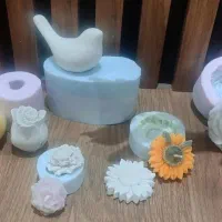 بیس خام وقالب سیلیکونی برای شمع سازی وسنگ مصنوعی|صنایع دستی و سایر لوازم تزئینی|فولادشهر, فولادشهر|دیوار